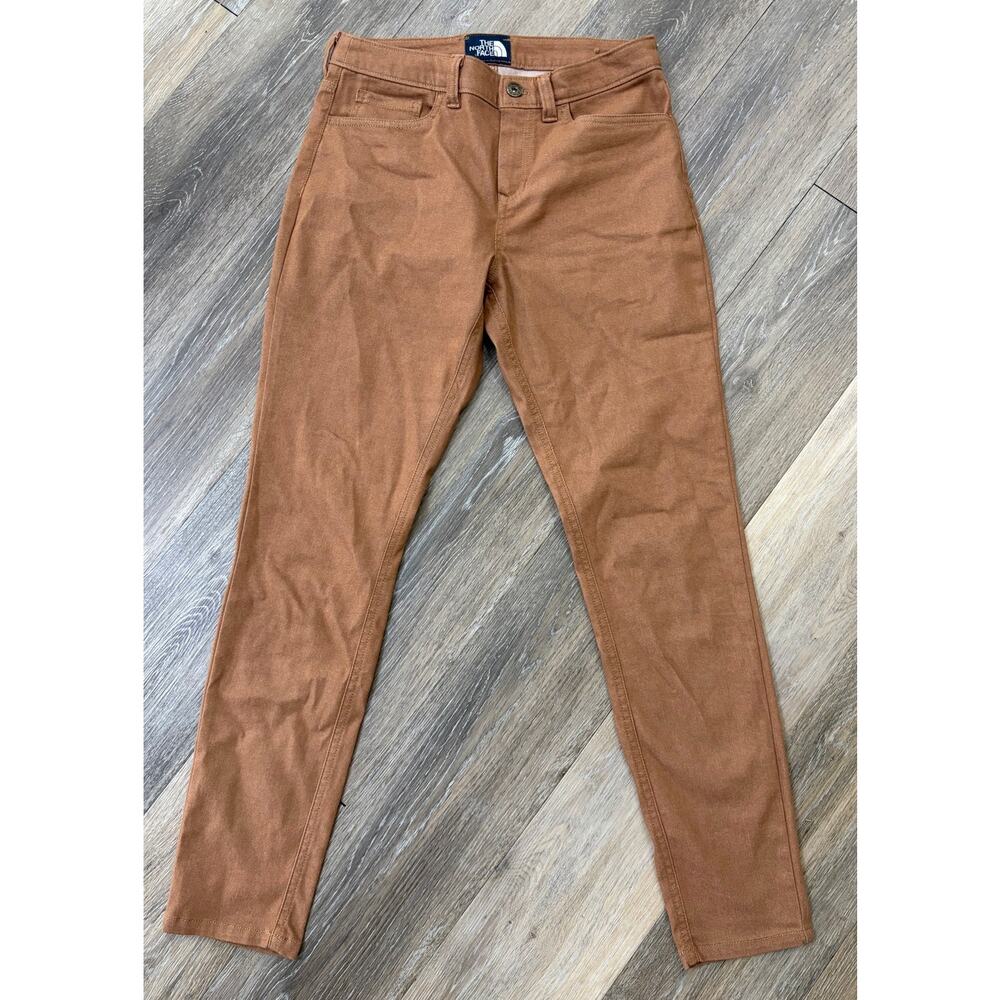 The North Face Slim Pants Brown Stretch Outdoor Hiking Women 2